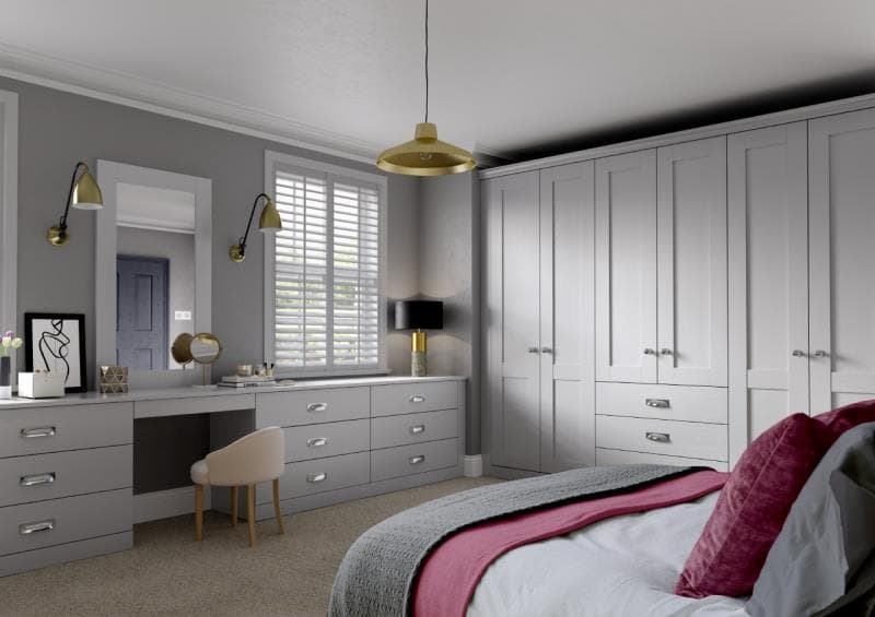 Lucca Legno Light Grey Bedroom